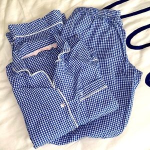 VS Blue Checkered PJ set